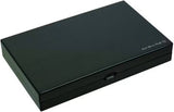 Dal Rossi 18" Carbon Fibre Finish Backgammon
