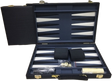 Backgammon Black Strip Textured (15")