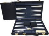Backgammon Black Strip Textured (15")
