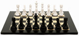 Dal Rossi Italy Chess Set - 50cm Board With Black & White Weighted Chess Pieces (L7904 + L3222)