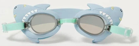 Sunnylife: Salty the Shark Mini Swim Goggles - Aqua