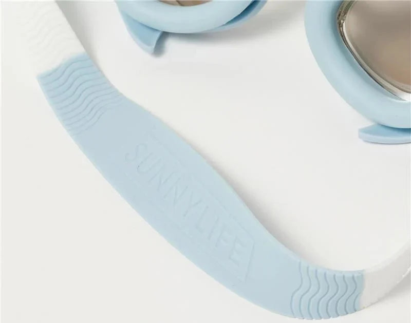 Sunnylife: Salty the Shark Mini Swim Goggles - Aqua