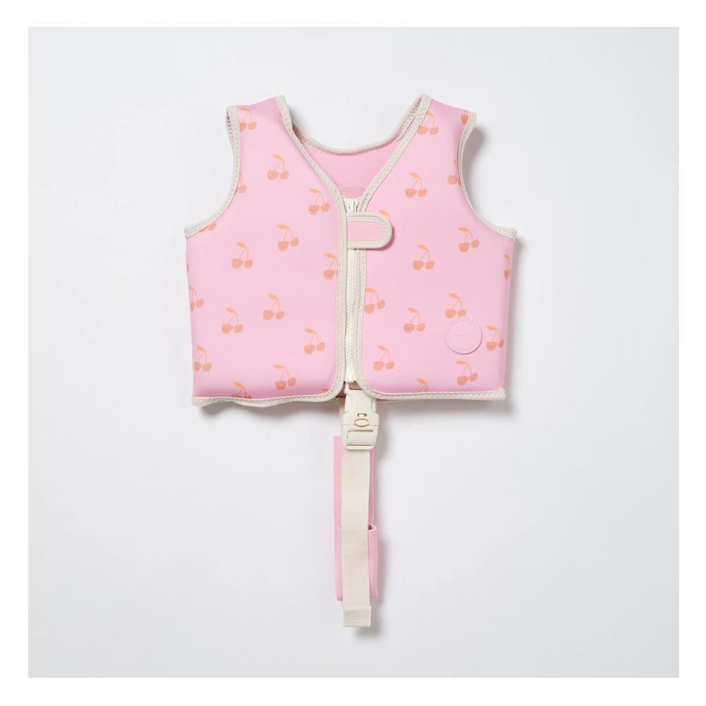 Sunnylife: Kids Swim Vest 2-3 Years - Cotton Candy Cherry