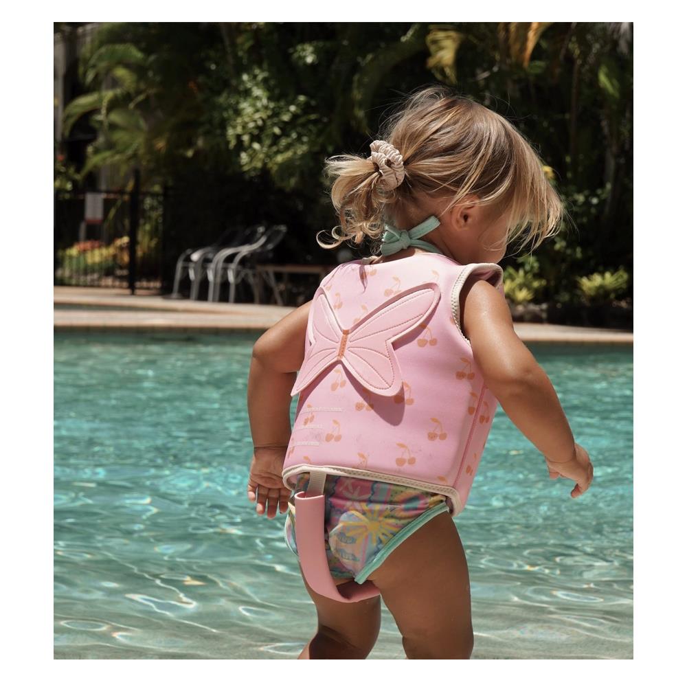 Sunnylife: Kids Swim Vest 2-3 Years - Cotton Candy Cherry