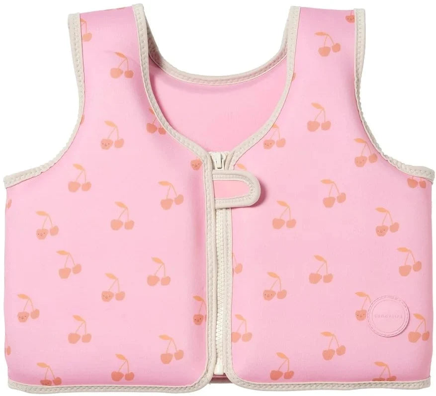 Sunnylife: Kids Swim Vest 3-6 Years - Cotton Candy Cherry