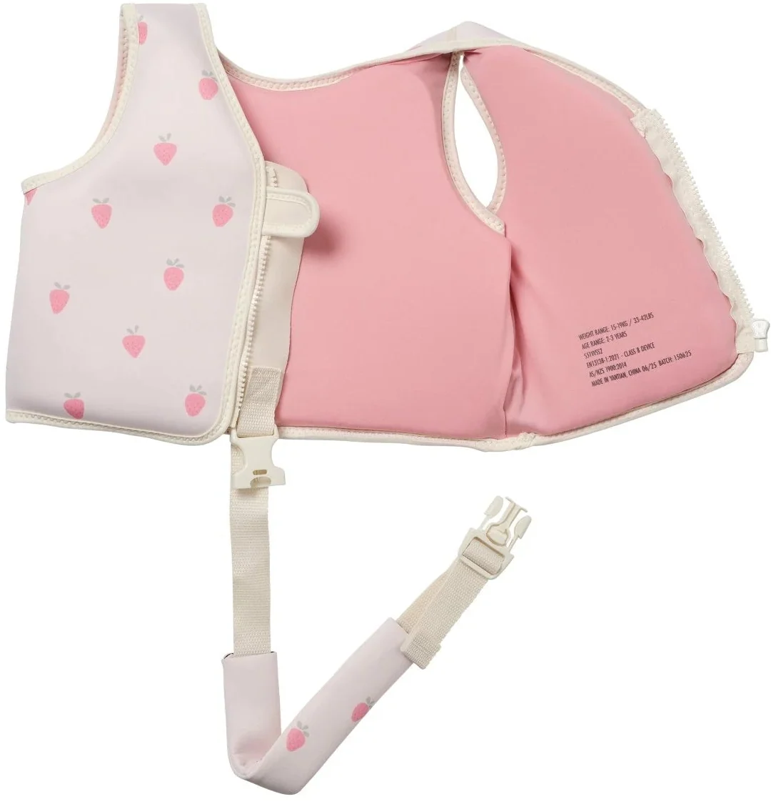 Sunnylife: Kids Swim Vest 2-3 Years - Strawberry Sunshine