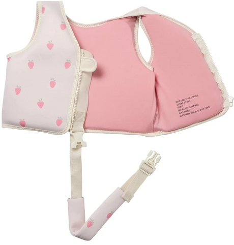 Sunnylife: Kids Swim Vest 2-3 Years - Strawberry Sunshine