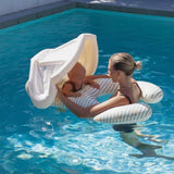 Sunnylife: Float Together Baby Seat Duck - Sage Stripe