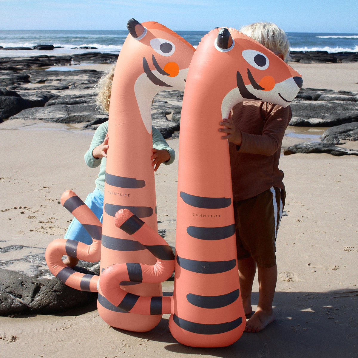Sunnylife: Kids Inflatable Noodle Tino the Tiger Clay Set of 2