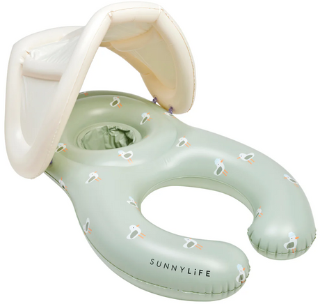 Sunnylife: Float Together Baby Seat Sammy the Seagull - Green