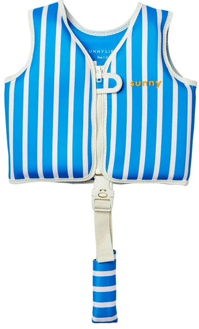 Sunnylife: Float Vest 1-2 Years Tino the Tiger - Blue