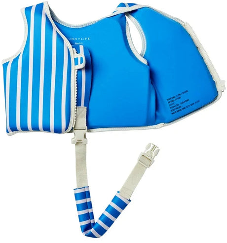 Sunnylife: Float Vest 2-3 Years Tino the Tiger - Blue