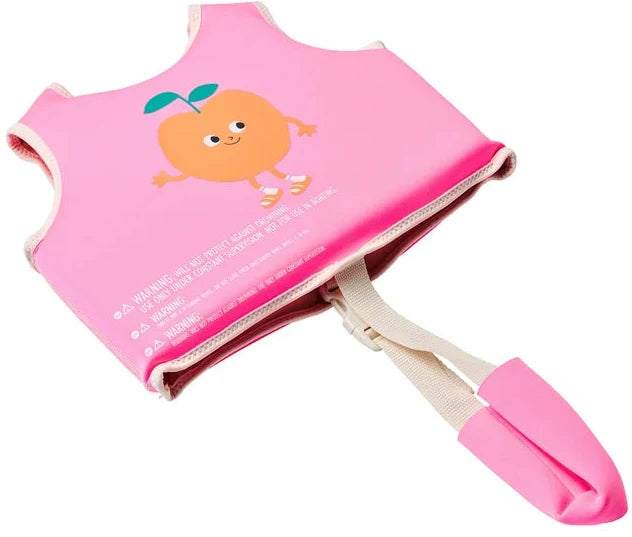Sunnylife: Float Vest 2-3 Years Poppy the Peach - Neon Pink