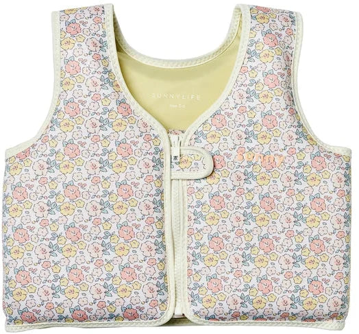 Sunnylife: Float Vest 3-6 Years Into the Garden - Ditsy Floral