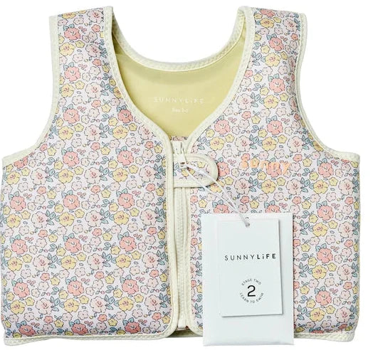 Sunnylife: Float Vest 3-6 Years Into the Garden - Ditsy Floral
