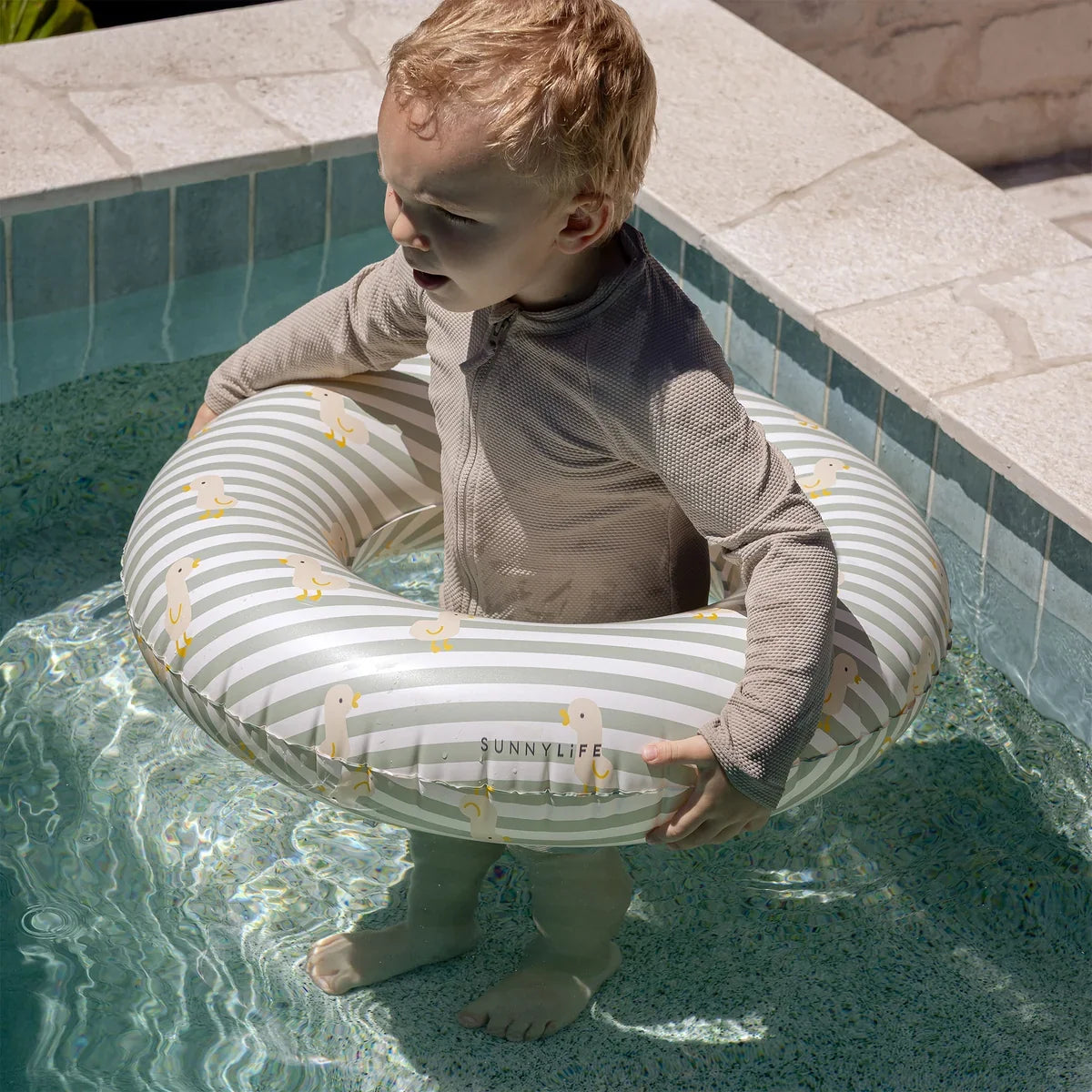 Sunnylife: Mini Tube Pool Ring Dex the Duck - Multi