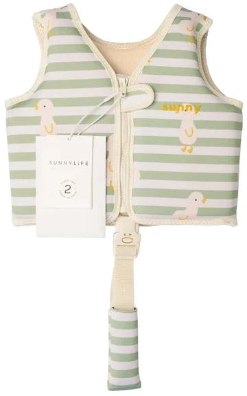 Sunnylife: Kids Swim Vest 1-2 Years Dex the Duck