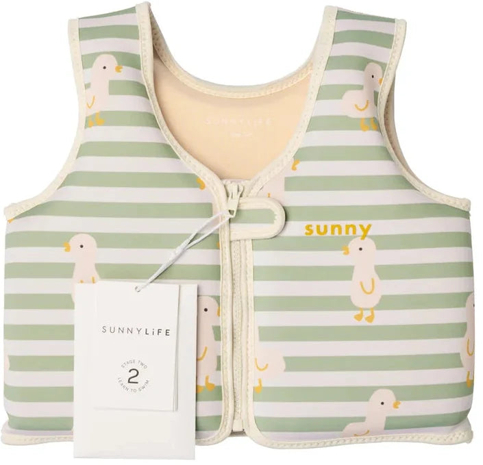Sunnylife: Kids Swim Vest 3-6 Years Dex the Duck