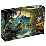 Puzzle Master 1000pc Puzzle - Kookaburra Laughs - Augmented Reality Edition