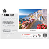 Puzzle Master 1000pc Puzzle - Oia Village Santorini - Augmented Reality Edition