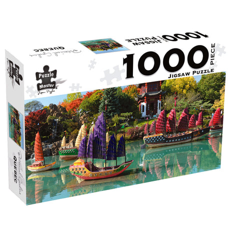 Puzzle Master 1000pc Puzzle - Botanical Gardens Quebec - Augmented Reality Edition
