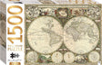 Mindbogglers Gold 1500pc Puzzle - Vintage World Map