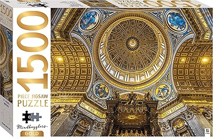 Mindbogglers Gold 1500pc Puzzle - St.Peters Basilica