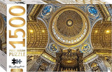 Mindbogglers Gold 1500pc Puzzle - St.Peters Basilica