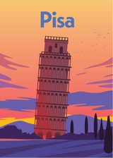 Hinkler: Travel Poster 500pc Jigsaw Puzzle - Pisa