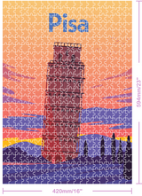 Hinkler: Travel Poster 500pc Jigsaw Puzzle - Pisa