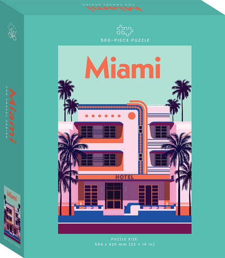 Hinkler: The Travel Series 500pc Jigsaw Puzzle - Miami