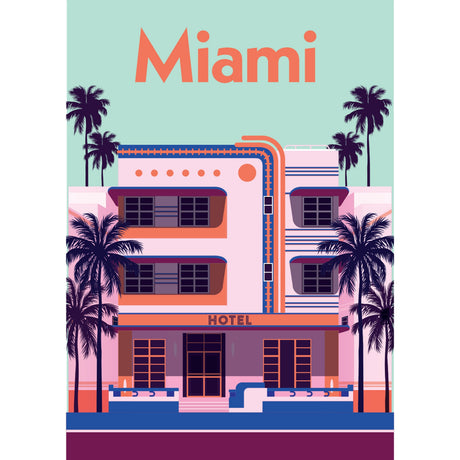 Hinkler: The Travel Series 500pc Jigsaw Puzzle - Miami