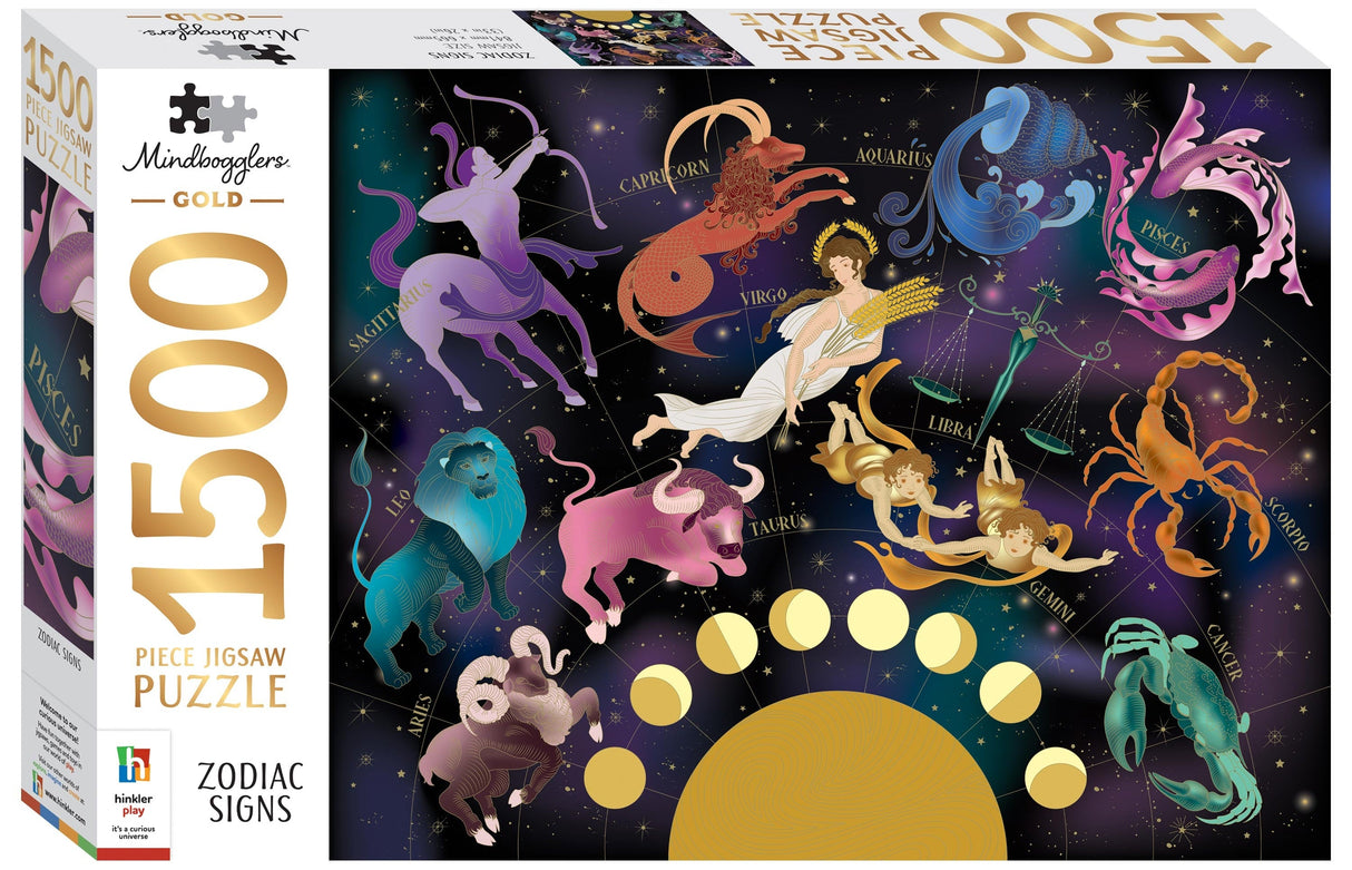 Mindbogglers Gold 1500pc Puzzle - Astrology