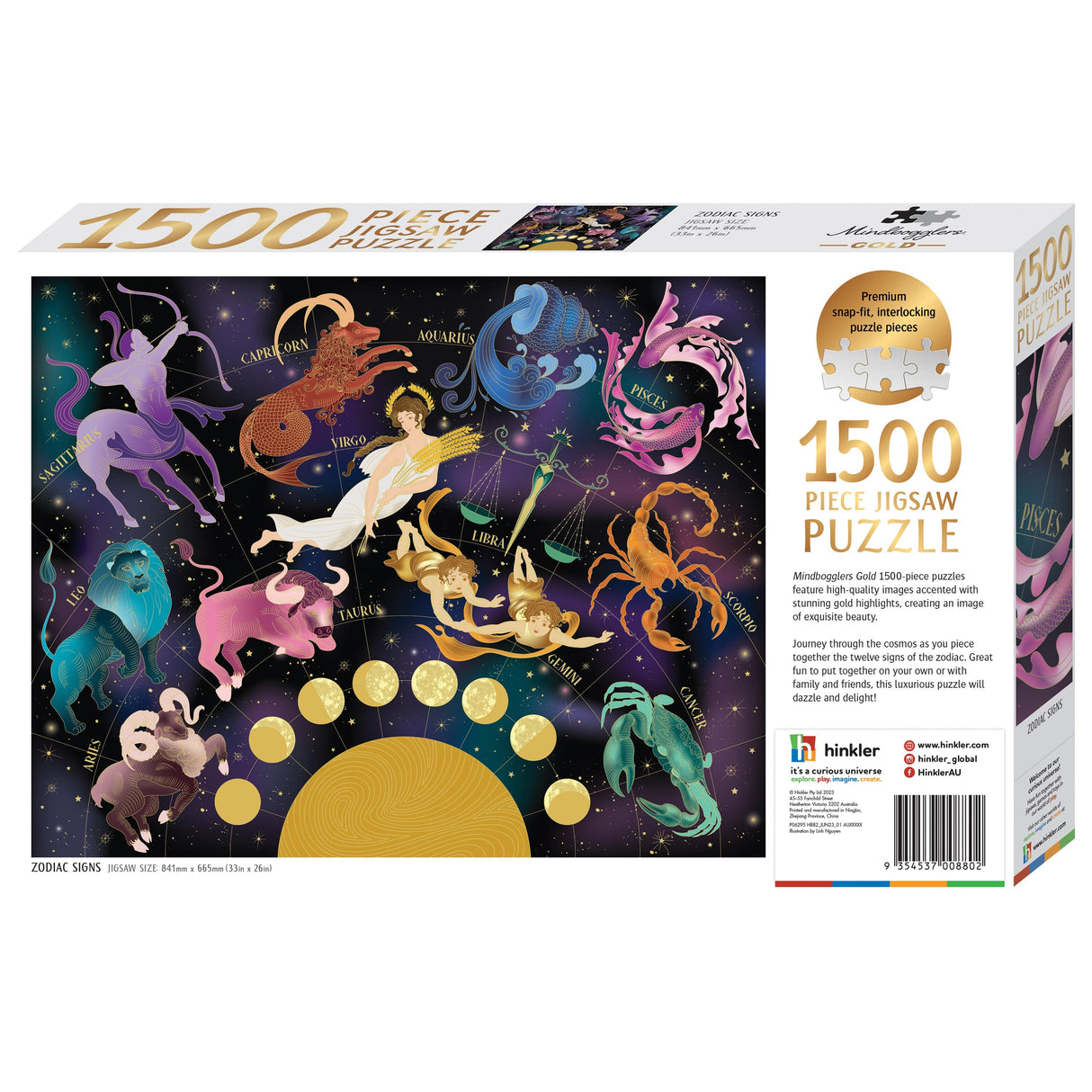 Mindbogglers Gold 1500pc Puzzle - Astrology