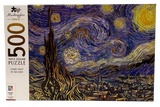 Mindbogglers Gold 500pc Puzzle - Starry Night by Van Gogh