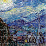 Mindbogglers Gold 500pc Puzzle - Starry Night by Van Gogh