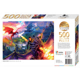 Mindbogglers Gold 500pc Puzzle - Dragon Riders