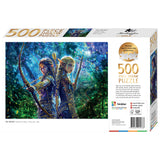 Mindbogglers Gold 500pc Puzzle - Fae Fantasy
