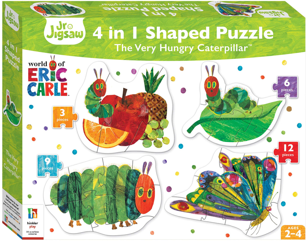 Hinkler: 4-in-1 Shaped Hungry Caterpillar Puzzle