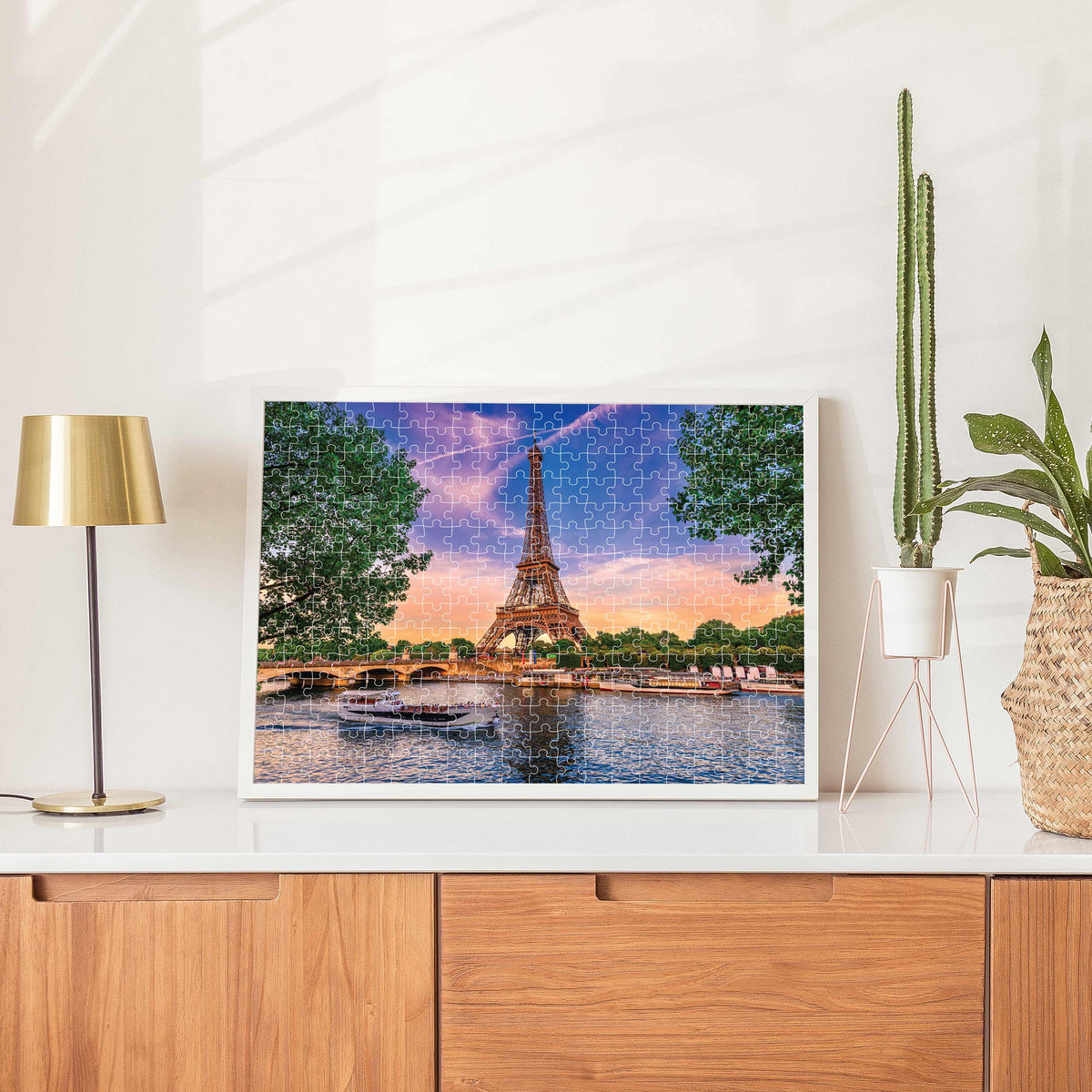 Elevate: 300pc Large Piece Jigsaw Puzzle - Eiffel Tower, Paris, France