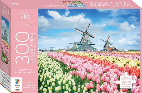 Hinkler: Elevate 300 Piece Puzzle - Windmills Holand
