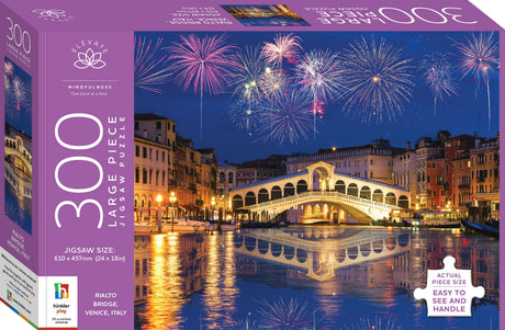 Hinkler: Elevate 300pc Jigsaws Rialto Bridge Venice Italy