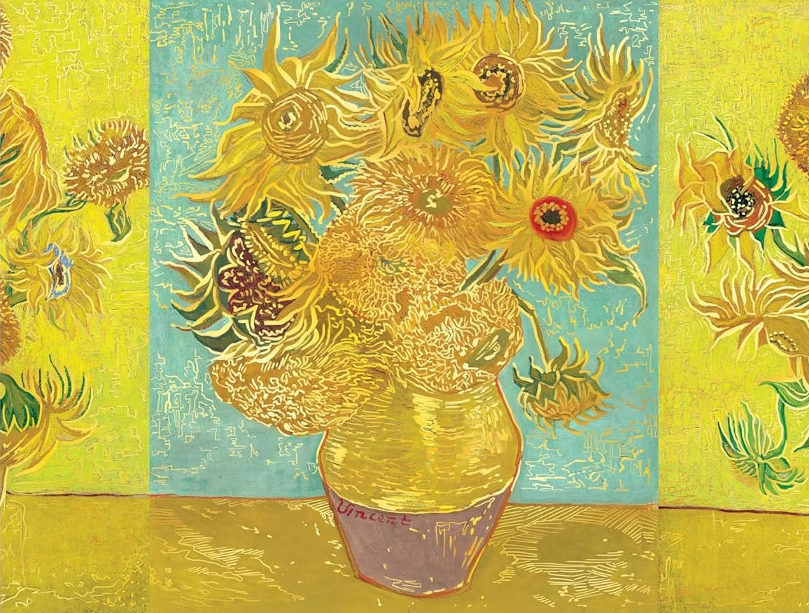 Mindbogglers Gold 500pc Puzzle - Van Gogh Sunflowers