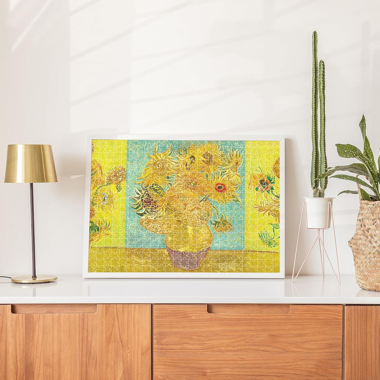 Mindbogglers Gold 500pc Puzzle - Van Gogh Sunflowers