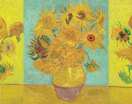 Mindbogglers Gold 1000pc Puzzle - Van Gogh Sunflowers