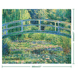 Mindbogglers Gold 1000pc Puzzle - Bridge Over a Pond of Water Lilies