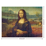Mindbogglers Gold 500pc Puzzle - Mona Lisa