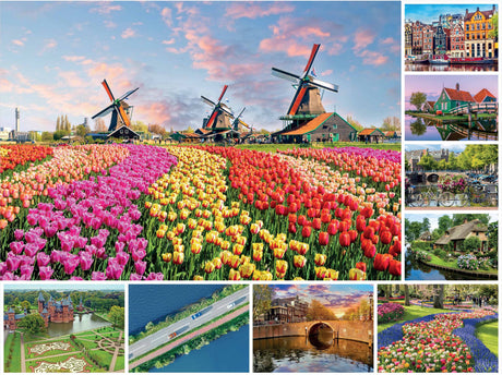 Mindbogglers: 500pc Jigsaw Puzzle - Take Me to the Netherlands