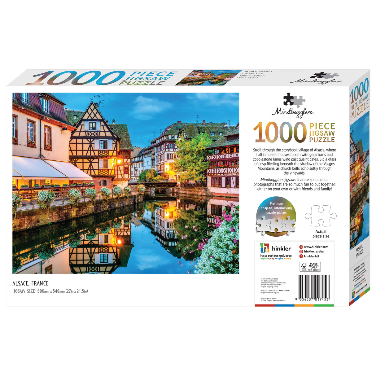 Mindbogglers 1000pc Puzzle - Alsace France