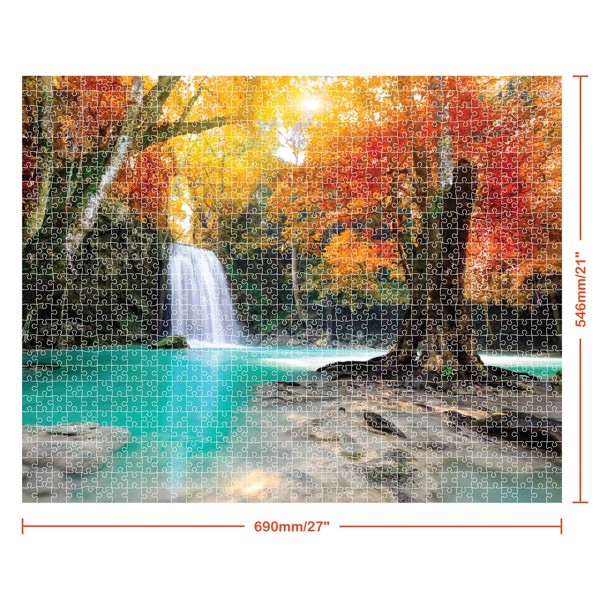 Mindbogglers 1000pc Puzzle - Erawan National Park Thailand